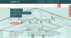 Desktop Screenshot of canvas-events.co.uk