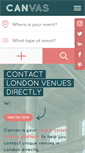 Mobile Screenshot of canvas-events.co.uk
